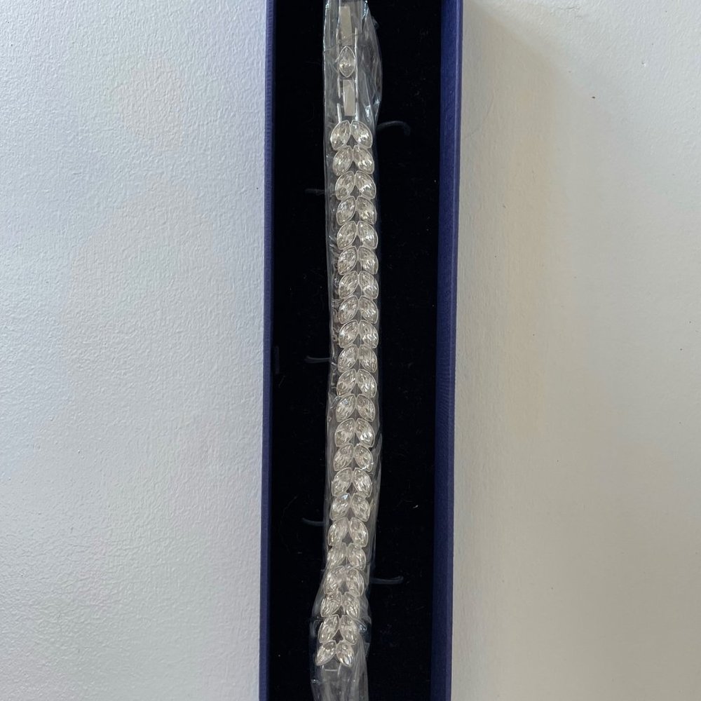 NEW Swarovski Double Strand Tennis Bracelet